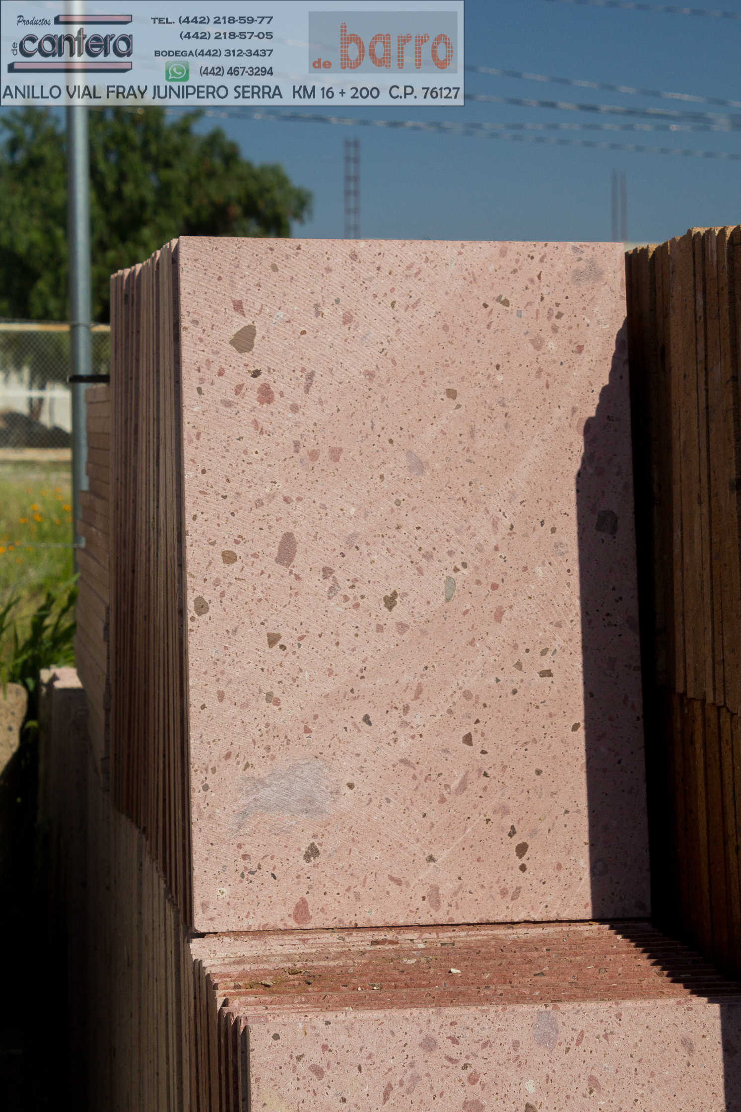 Cantera laminada Rosa Moteado