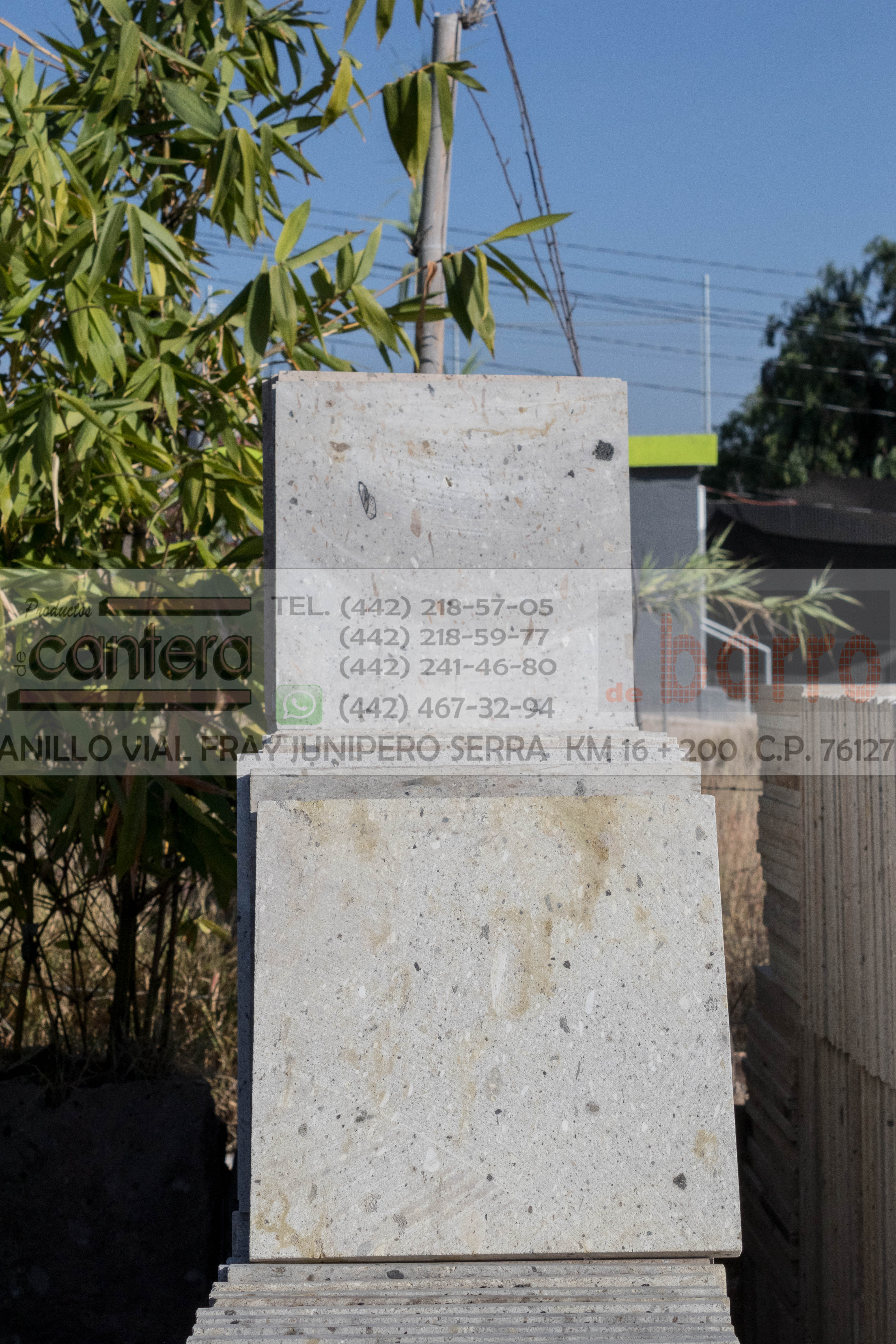 Cantera Laminada Blanco Moteado