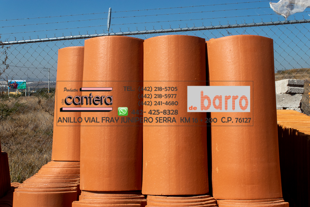 Teja recta Extruida 16.5x40