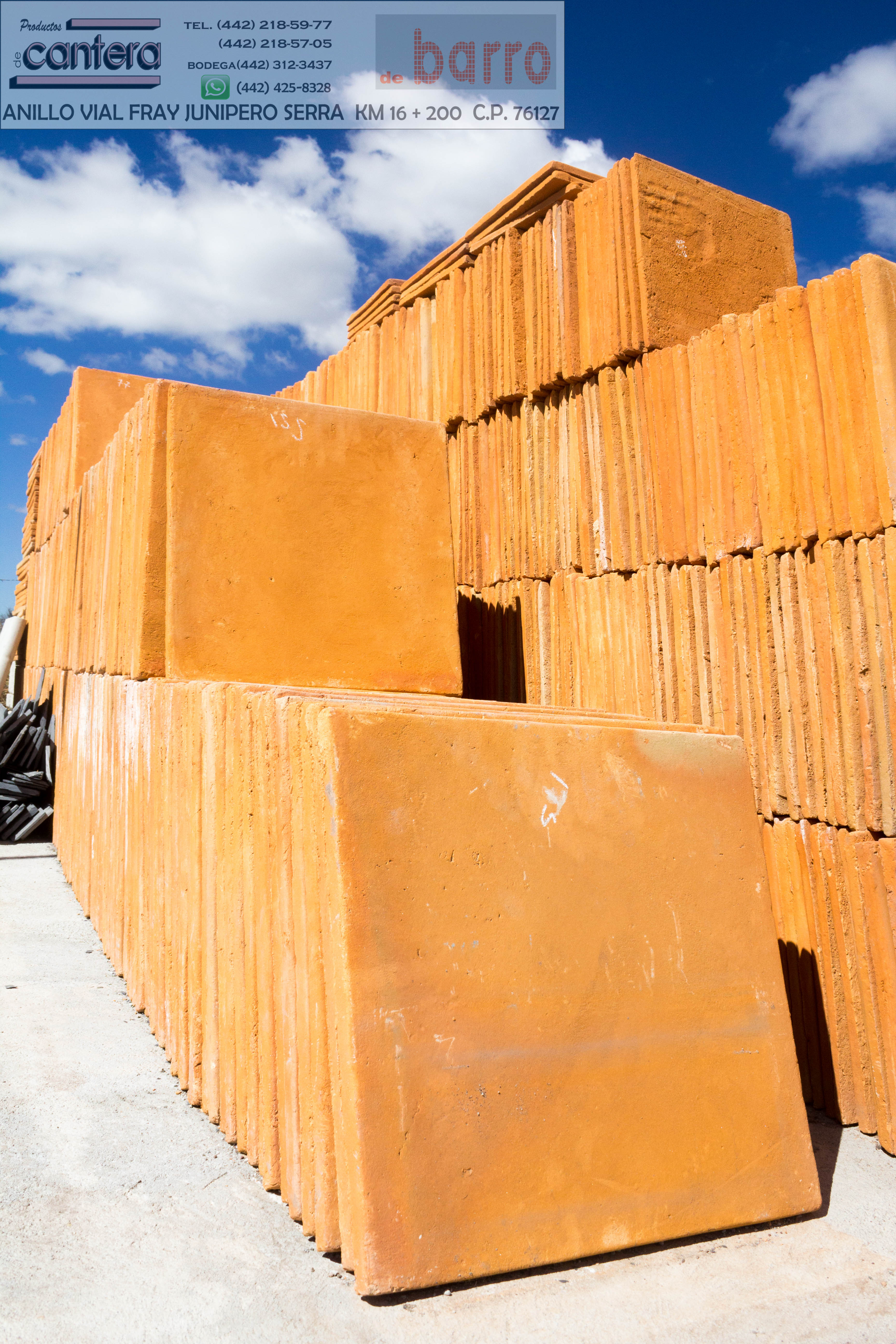 Loseta 30x30 Naranja Rustica